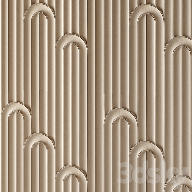Wall 3D Panel 3ds Max - thumbnail 2