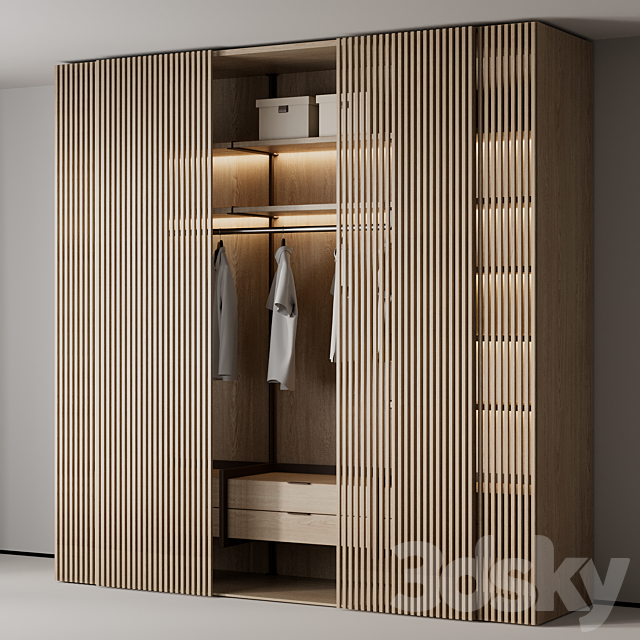 Wardrobe wardrobe 10 3ds Max - thumbnail 2