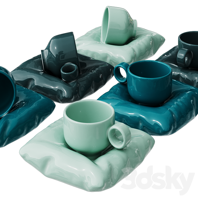 Tea pairs aliexpress 3ds Max - thumbnail 3