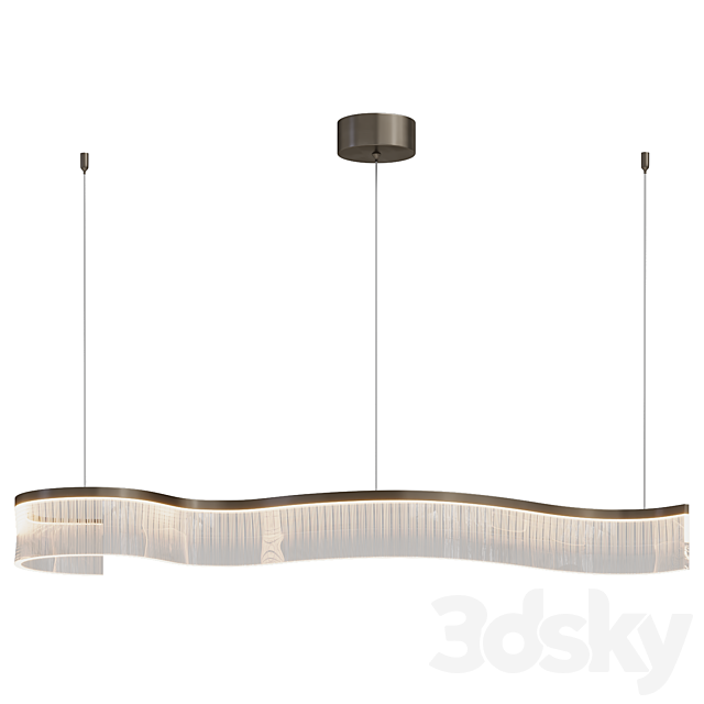 Rack and pinion in line lamp DANELIUS LONG 3ds Max - thumbnail 2