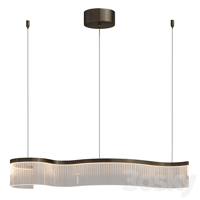 Rack and pinion in line lamp DANELIUS LONG 3ds Max - thumbnail 3