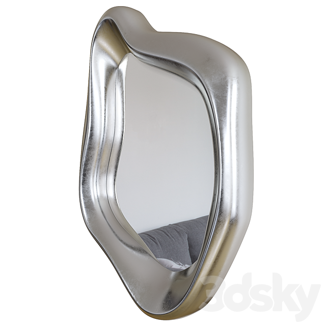 Mirror kare design. Mirror Hologram Silver 3ds Max - thumbnail 2