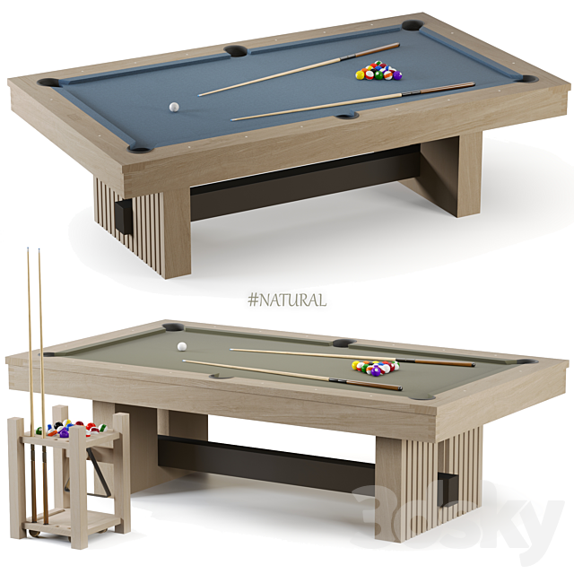 Vancouver Pool Table 3ds Max - thumbnail 3