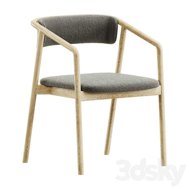 Gali Dining Chair 3ds Max - thumbnail 3