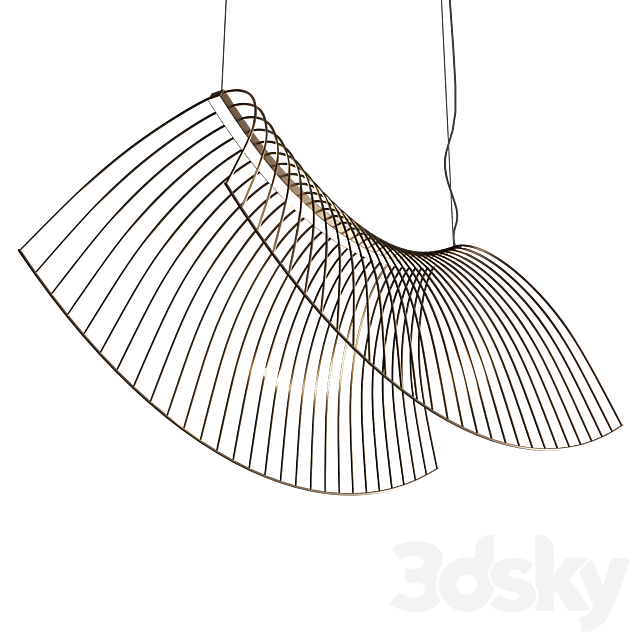 Parabola Champagne Suspension 3ds Max - thumbnail 3