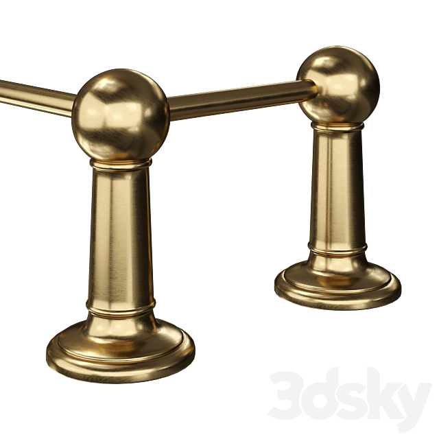 Traditional Tall Gallery Rail 3ds Max - thumbnail 2