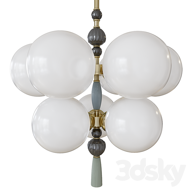 Hanging chandelier Odeon Light Exclusive Palle 5405_9 3ds Max - thumbnail 2