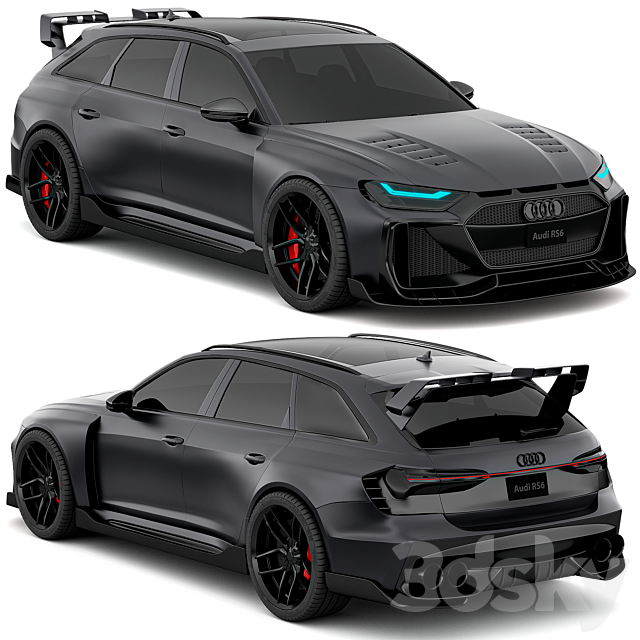 Audi RS6 Starwars Hycade 3ds Max - thumbnail 2