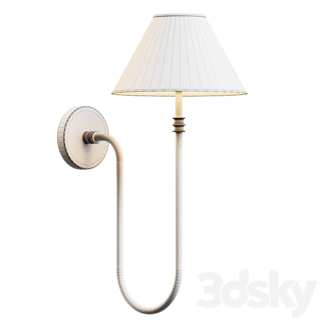 Collins Sconce 3ds Max - thumbnail 2
