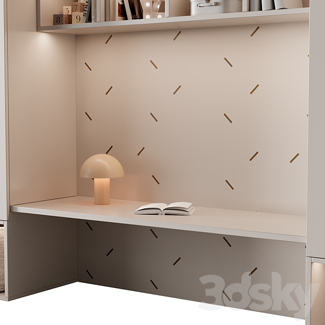 Children’s Closet with fillings 3ds Max - thumbnail 3
