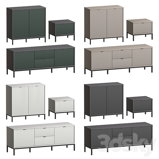 Cabinet Travis-1 Divan.ru set1 3ds Max - thumbnail 3