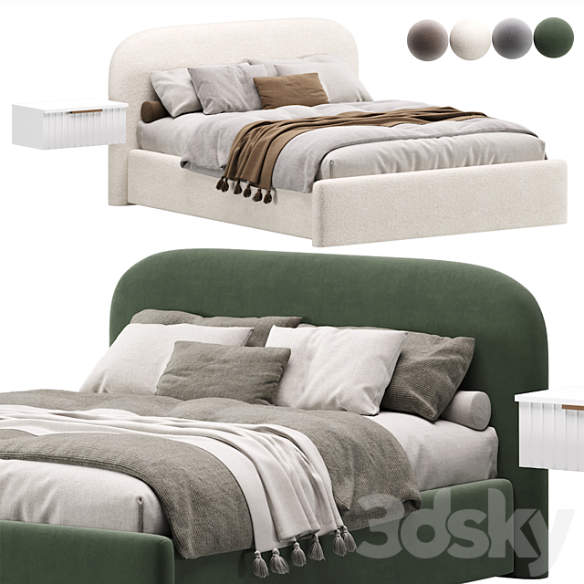 Kevia Bed 160 By Divan.ru _ Kevia Bed 3D Max