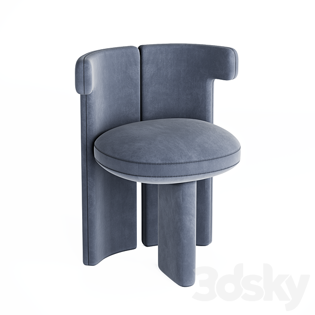 Chair Meridiani CLAUDINE 3ds Max - thumbnail 3