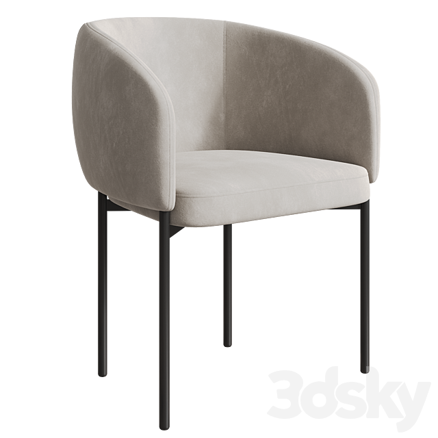Camarosa Chair Deo table 3ds Max - thumbnail 3