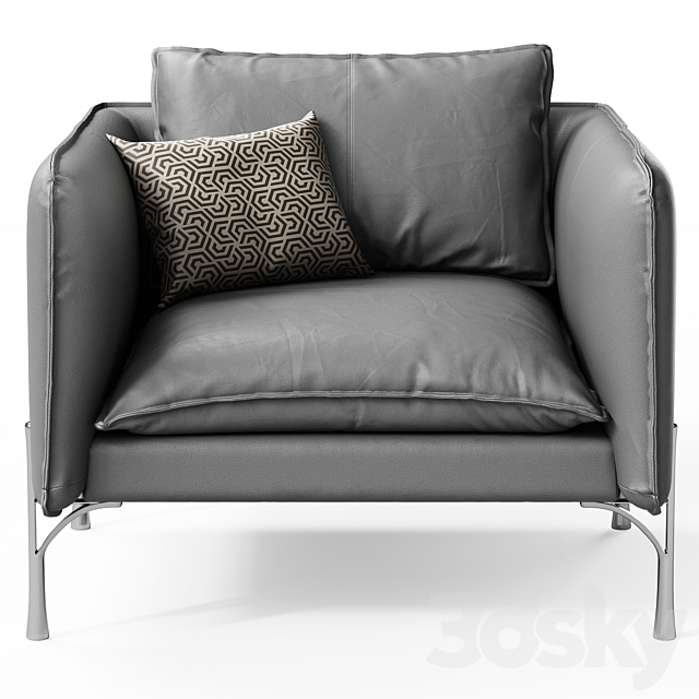 Armchair Harvy 3ds Max - thumbnail 3