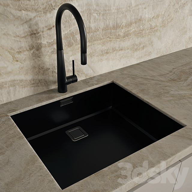 Kitchen Model 20 3ds Max - thumbnail 2