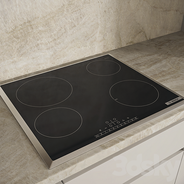 Kitchen Model 20 3ds Max - thumbnail 3