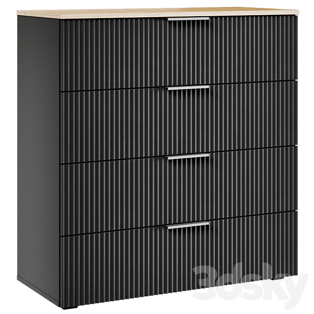 Chest of drawers Ensson 4 colors 3ds Max - thumbnail 3