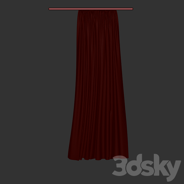 Bath Curtain 3ds Max - thumbnail 3