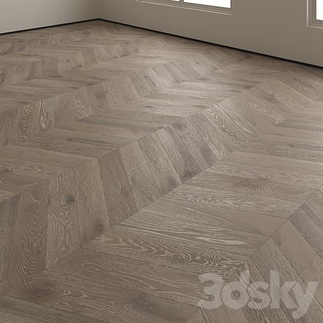 Gray Cashmere parquet 3ds Max - thumbnail 2