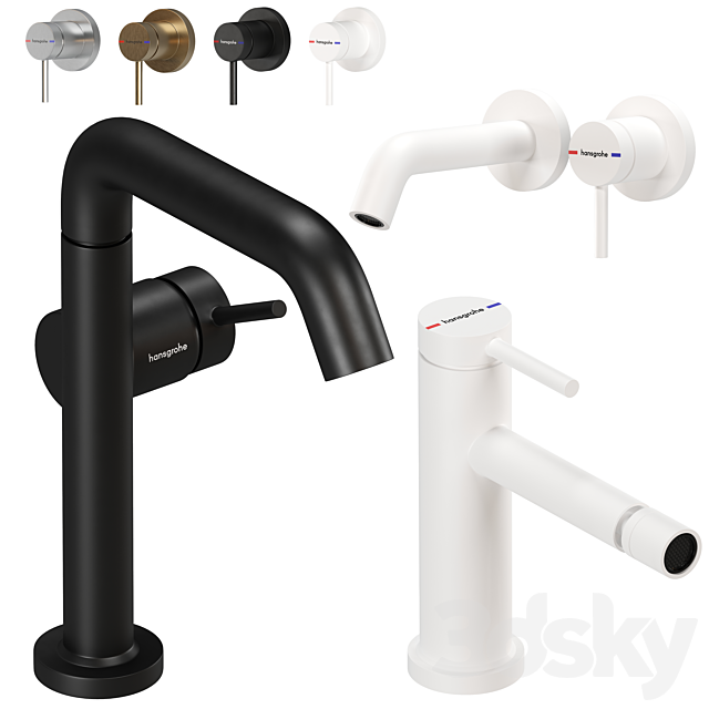Hansgrohe Tecturis Faucet Set 01 3ds Max - thumbnail 3