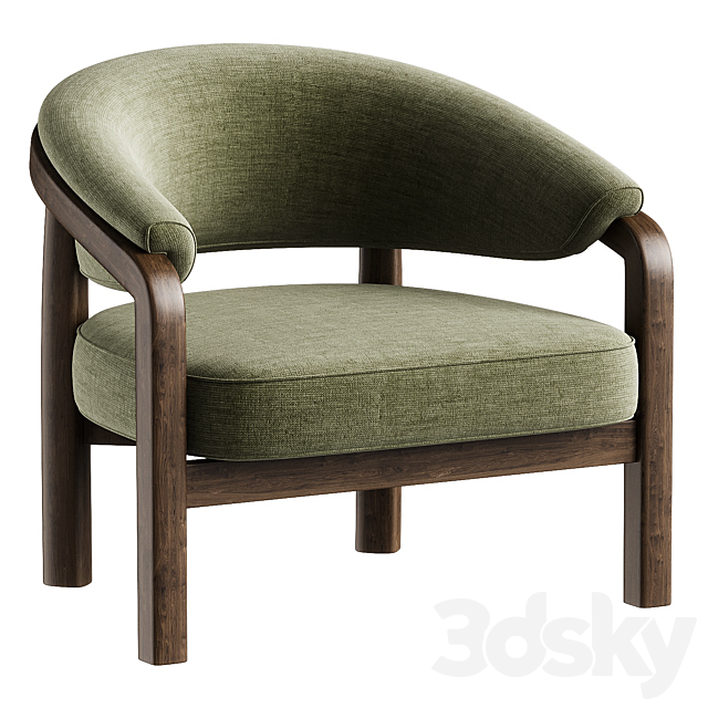Marci Chair – Altro Snow 3ds Max - thumbnail 3