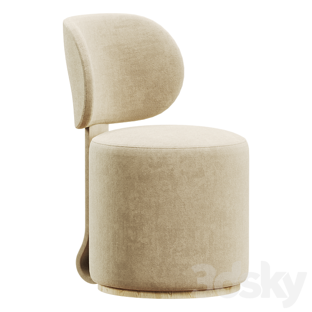 TAMBUROUND Chair 3ds Max - thumbnail 2