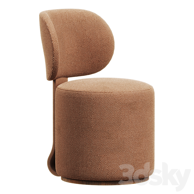 TAMBUROUND Chair 3ds Max - thumbnail 3