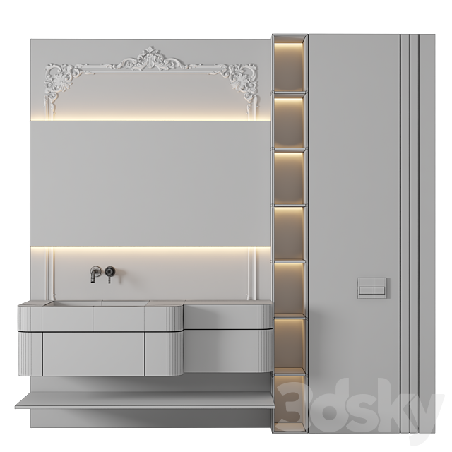 Luxury Bathroom 509 3ds Max - thumbnail 2