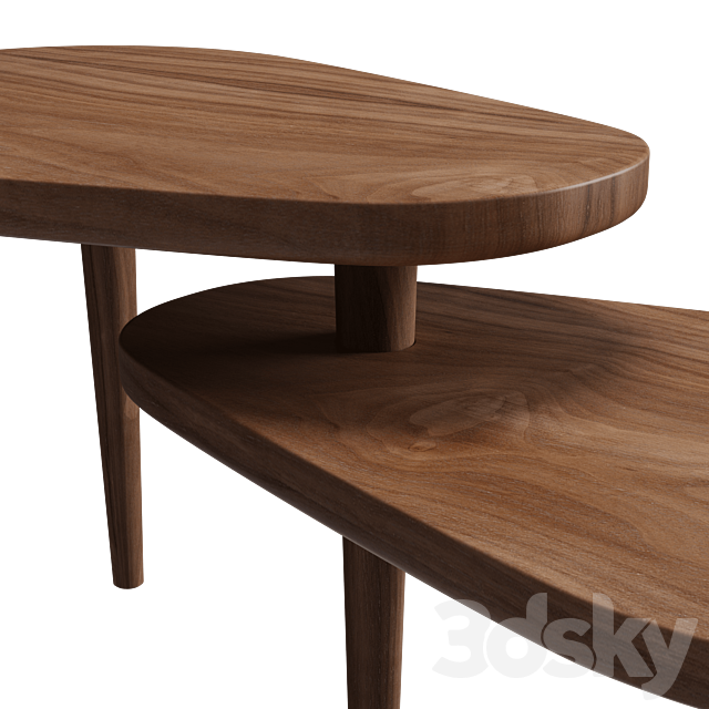 Alfie’s Coffee Table 3ds Max - thumbnail 3