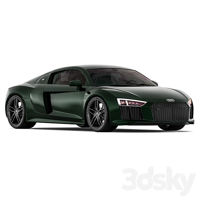 Audi R8 3ds Max - thumbnail 2