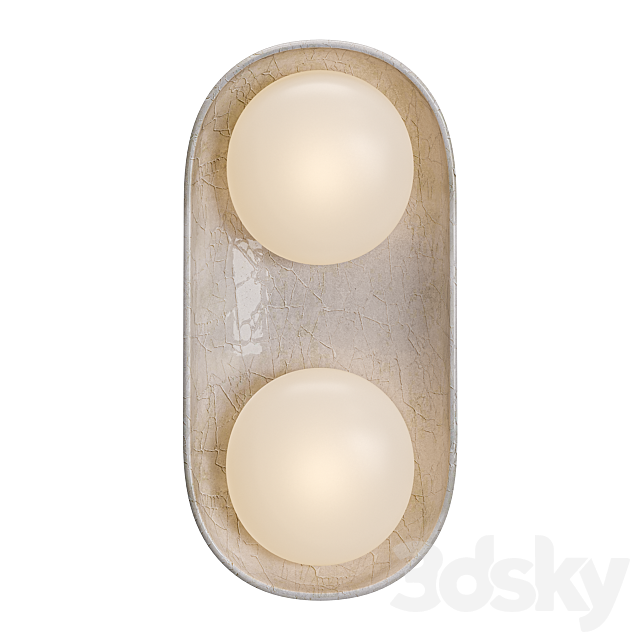 Arteriors Glaze Large Sconce 3ds Max - thumbnail 2