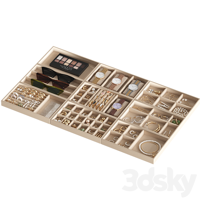 Jewelry organizer 3ds Max - thumbnail 2